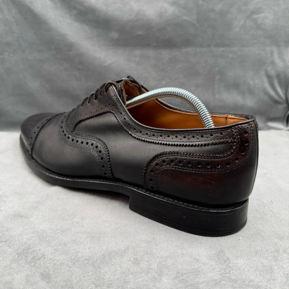 Allen Edmonds Rutland Men’s 11.5 (Narrow)‎ Dark Brown Walnut Wingtip Dress Shoes